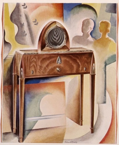 1930 art deco console - 1930,