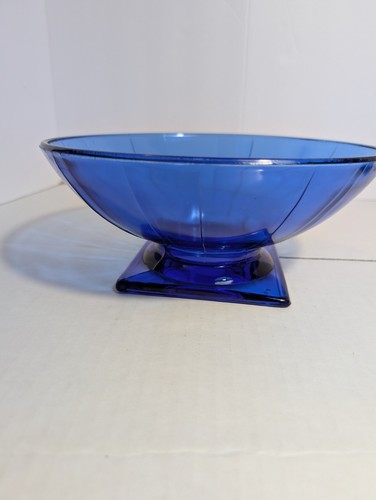Vtg smith art deco cobalt - art,